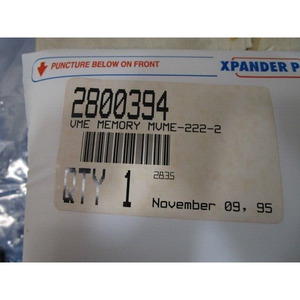 LAM 2800394 VME MEMORY MVME-222-2, 106536 - อุปกรณ์และชิ้นส่วนเซมิคอนดักเตอร์มือสองระดับโลกที่เชื่อถือได้ - Product Image 3