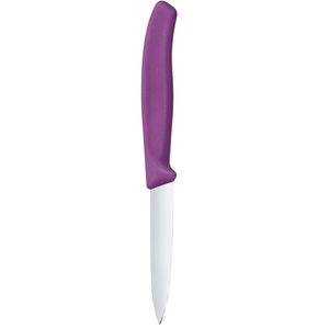Couteaux à éplucher à manche violet en acier inoxydable, lames tranchantes pour la découpe et la préparation des fruits et légumes - Product Image 2
