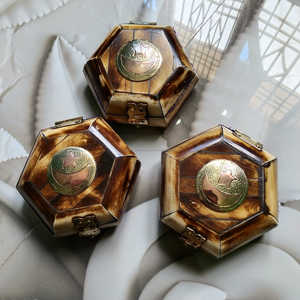 Boîte décorative artisanale en os de buffle de qualité supérieure, véritable os de buffle, boîte cadeau et décoration d'intérieur faite à la main - Product Image 2
