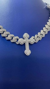 Collar de Diamantes Moissanite de Lujo, Joyería de Moda Brillante para Mujer, Regalos para Bodas y Fiestas en Venta - Product Image 2