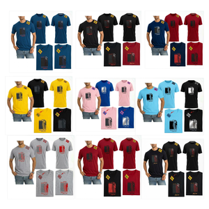 Camiseta de Marca Estadounidense, 100% Algodón, Color Personalizado, Cuello Redondo, Corte Regular, Estampado de Letras, Logotipo Personalizado, para Hombre, de Bangladesh - Product Image 1