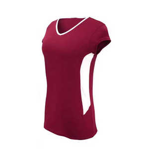 High Quality Customizable Volleyball Uniform Women Adults Plus Size Breathable 100% Polyester Quick Dry Lightweight Front logos - Product Image 5