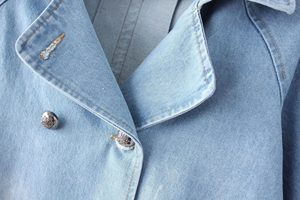 2026 New Arrival Women's Retro <b>Denim</b> Jacket Single Breasted Short <b>Coat</b> Round Neck Casual Versatile Spring Winter Autumn Washed - Product Image 3