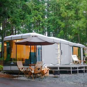 Capsule Spatiale Modulaire de Luxe Préassemblée, Étanche, 5, 8, 11 Mètres, 1 ou 2 Chambres, 1 Salle de Bain, Cuisine, pour Hôtel, Magasin, <span class=keywords><strong>Location</strong></span> - Product Image 5