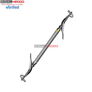 Instrumento de relleno dental de doble punta de 8 pulgadas (mediano/grande) de acero inoxidable alemán reutilizable para amalgama y composite restaurador - Product Image 4
