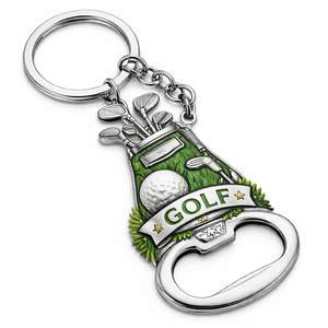 Regalos Promocionales para Clubes Deportivos, Abridor de Botellas de Golf Personalizado, Duradero, Portátil, de Estilo Clásico, de Aleación de Zinc - Product Image 1