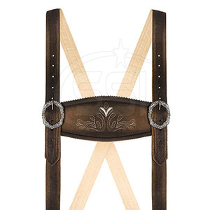 Shorts en cuir Lederhosen pour homme de qualité supérieure, style bavarois traditionnel, uni, décontracté, écologique, avec un design rustique classique - Product Image 2