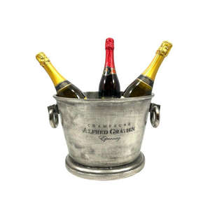 Bière Portable Refroidisseur De Vin Cuvette De Boisson Multifonctionnelle Avec Poignée Impression Personnalisée En Aluminium Moulé Champagne Refroidisseur De Vin Seau À Glace - Product Image 2