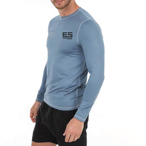 2026 New <b>Design</b> <b>Custom</b> Logo Solid Casual Men <b>Compression</b> <b>Shirts</b> Wholesale Comfortable Breathable Quick Dry Spandex/Polyester - Product Image 6