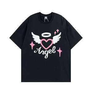 เสื้อยืดคอกลมแขนสั้นทรงหลวมสไตล์ลำลองสำหรับผู้ชาย OEM รุ่นใหม่ประจำปี 2025 เสื้อยืดทรงบ็อกซี่ผ้าฝ้ายใส่สบายสำหรับฤดูร้อน เสื้อยืดผู้ชายสุดหรู - Product Image 3