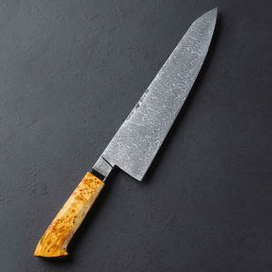 Cuchillo de chef de acero de Damasco, cuchillo de cocina profesional, herramienta de cocina duradera, mango ergonómico para cortar verduras, carne, pescado, para el hogar - Product Image 1