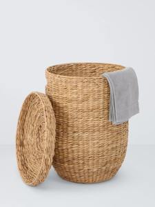 ตะกร้าผ้าทรงกลมจากหญ้าทะเล ตะกร้าเก็บของทำมือจากวัสดุธรรมชาติ ขายส่ง เป็นมิตรกับสิ่งแวดล้อม ผลิตในเวียดนาม - Product Image 5