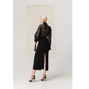 Nouvelle Tendance Jupes Décontractées pour Femmes ODM ALTHEA MIDI SKIRT Coton Japonais Écologique Dentelle Biologique Jupe de Bureau pour Femmes Vietnam - Product Image 4