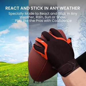 Sportswear Receiver Gloves Highly Trendy Product Modern Color And Comfortable Fit Receiver Gloves - Product Image 4