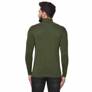 Pull à col haut à manches longues pour homme, fournisseur de marque privée OEM, pull personnalisé, pull OEM, pull pour l'automne - Product Image 2