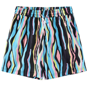 Men's Print Mesh Basketball Shorts Drawstring Closure Breathable Summer Regular Fit Adult Sportwear - Product Image 5
