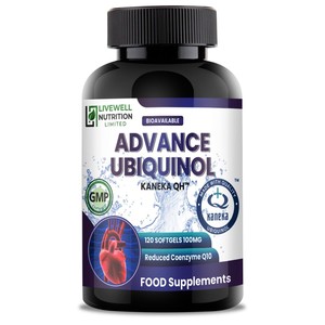 Livewell Nutrition Kaneka Ubiquinol Coenzyme Q10 100mg 120 Gélules Molles Complément Alimentaire Biodisponible - Product Image 3
