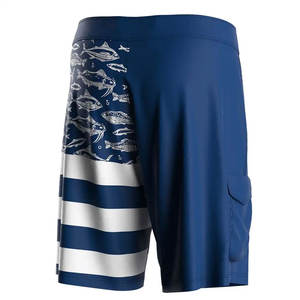 Shorts de Pesca Personalizados de Alta Calidad, Tela Elástica en 4 Direcciones, Sublimación, Secado Rápido, Shorts de Playa al por Mayor, Shorts de Surf para Hombre - Product Image 4