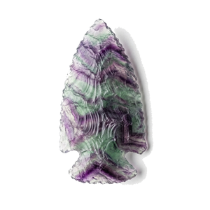 Pointes de flèche en pierre naturelle, cristal de fluorite arc-en-ciel, pointes de flèche de jaspe fantaisie, pierres précieuses, vente en gros de cristaux - Product Image 3