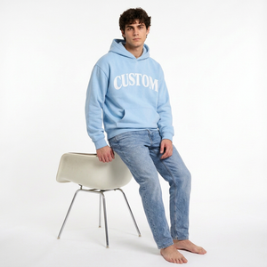 Sweat-shirt à capuche en polaire pour homme, style color block, streetwear décontracté, vente en gros, fournisseur d'usine de vêtements - Product Image 5
