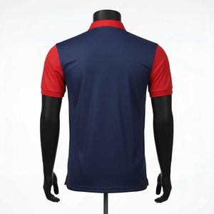 เสื้อเชิ้ตแขนสั้นถักแบบใหม่สั่งทำพิเศษ เนื้อผ้าระบายอากาศดี มีกระเป๋าเสื้อ สำหรับผู้ชายไซส์ใหญ่ ผ้ายืด/ผ้าฝ้าย - Product Image 6
