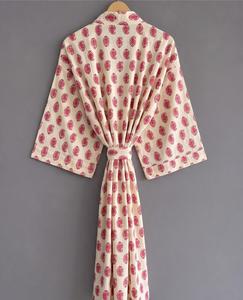 Robe d'été ample à manches longues pour femmes, légère et respirante, à fleurs, décontractée, pour la plage, les fêtes et le quotidien - Product Image 1