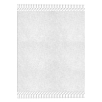 Nouvelle collection tendance de couvertures décoratives de Noël en coton 100% coton blanc pour canapé.
