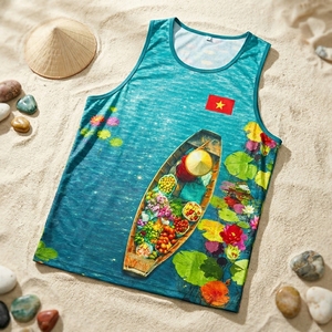 Custom Runner Tank Top OEM ODM Wholesale Quick Dry <b>Running</b> <b>Singlet</b> Manufacturer - Product Image 2