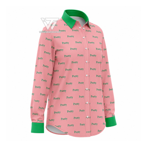 กรีกอัลฟ่า |   คาปา |   เสื้อเชิ้ตเดรสแขนยาวแบบสบายๆ ติดกระดุม ลายพิมพ์แบบ Sublimation ของ Alpha Sorority พร้อมส่ง - Product Image 1