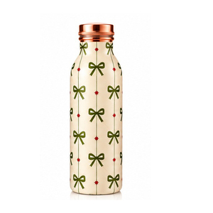 Christmas Pattern <b>Metal</b> <b>Water</b> <b>Bottle</b> With Copper Lid Portable Travel Drinkware - Product Image 6
