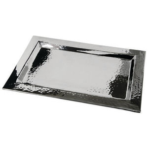 Bandeja de Servicio Decorativa de Acero Inoxidable con Superficie Pulida Premium para Servicio a la Habitación en Hoteles de Lujo - Product Image 6