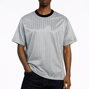 Camiseta Deportiva de Fútbol Americano al por Mayor para Hombre, de Poliéster con Rayas, Logotipo Personalizado, Unisex, Ropa Deportiva para Fanáticos, Fabricante OEM, EE. UU. - Product Image 2