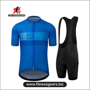 JUST FITNESS GEARS Ensemble de vêtements de cyclisme imprimés pour hommes, sans manches, en spandex/polyester, à séchage rapide, pour adultes - Product Image 3