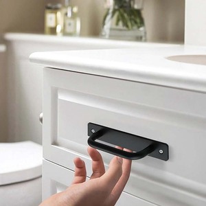 Poignées de porte à tirer et à pousser, 2 pièces, en alliage d'aluminium robuste, barre de maintien de sécurité pour salle de bain, douche, toilettes, armoire - Product Image 2