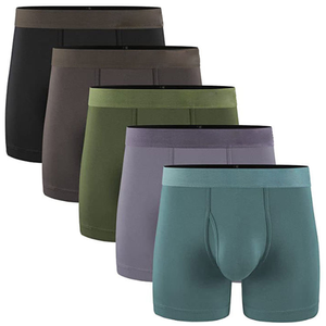 Calzoncillos Boxer de Cintura Alta para Hombre, Personalizados, de Alta Calidad, Transpirables, Ecológicos, de Secado Rápido, Elásticos y Cómodos - Product Image 6