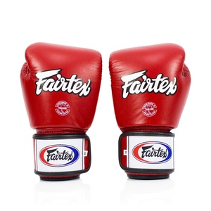 Custom MMA Boxing Gloves Full Fingers Genuine Leather <b>Hook</b> Loop Closure Breathable UV Protection Moisture Martial Arts Gloves - Product Image 2