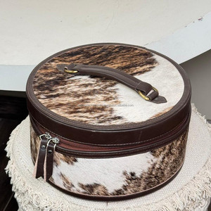 Boîte à bijoux de voyage de rangement pour bijoux avec logo personnalisé en cuir de vachette tendance au design personnalisé Vente en gros - Product Image 4