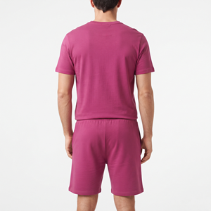 Ensembles de chemises à manches courtes personnalisées pour hommes, en coton, pour l'exercice et l'entraînement, vente en gros - Product Image 5
