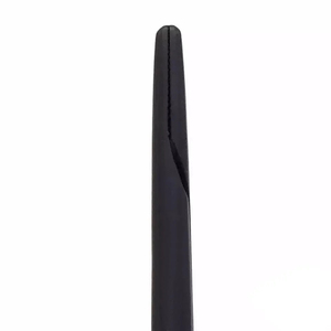 Porte-aiguilles micro-aiguilles droit 16 cm, manuel, léger, réutilisable, certifié CE, motif pont osseux, revêtement noir - Product Image 2