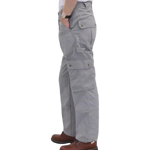 Pantalones de seguridad de cintura alta para hombre, de pana, impermeables, de secado rápido, para invierno, con patrón recto y cierre de botón - Product Image 6