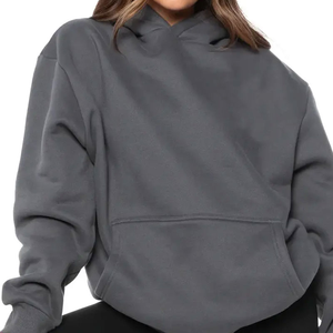 Sweat-shirt zippé épais 100 % coton de haute qualité, uni, sans cordon, motif dessin animé, grande taille, pour homme, échantillon gratuit, personnalisable avec logo - Product Image 6