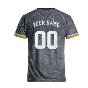 Maillots de football personnalisés à faible MOQ, 100 % polyester, imprimés par sublimation, avec nom et numéro de joueur, personnalisation sur mesure - Product Image 2