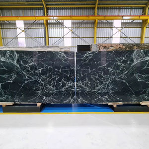 Dalles de marbre vert SILO Spider - Design moderne, surface polie pour comptoirs de cuisine, salle de bain, villa et appartement, plans de travail et dessus de meubles - Product Image 1