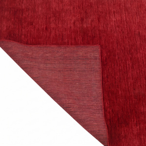 Deep <b>Red</b> <b>Wool</b> Solid Heathered Texture Rug Non-Slip Eco-Friendly Hand Tufted Area Carpet for Living Room Bedroom Hotel Interiors - Product Image 6