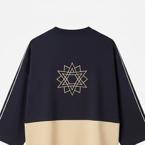 เสื้อยืดคอกลมทรงบ็อกซี่สำหรับผู้ชายไซส์ใหญ่ ผ้าพรีเมียมเนื้อหนา ทรงเข้ารูป เสื้อยืดทรงบ็อกซี่สไตล์มินิมอลทันสมัย - Product Image 5