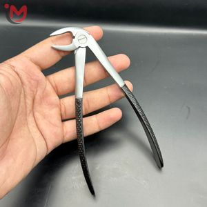 Pinzas de extracción dental plateadas, agarre ergonómico, acero inoxidable, 3 posiciones de mandíbula, instrumento manual - Product Image 1