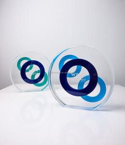 2025 precio de fábrica moderno elegante acrílico Premio trofeo personalizable Placa de reconocimiento para logros hitos para fácil - Product Image 5