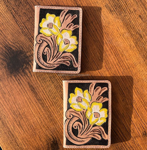 กระเป๋าใส่บัตรเครดิตสำหรับผู้หญิงทำด้วยมือมีลายดอกไม้ไม่ซ้ำใครกระเป๋าใส่หนังสือเดินทางอุปกรณ์เสริมกระเป๋าสตางค์มาใหม่ - Product Image 4