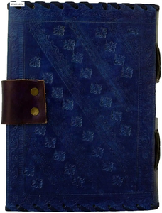 RADABA LNB12 Diario de cuero de piedra Diseño vintage encuadernado de cuero hecho a mano para mujeres y hombres con cerradura de impresión troquelada Arte de regalo de piedra - Product Image 3