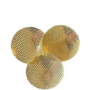 Plaque de remplacement de qualité supérieure en or pour brûleur d'encens, très petits trous, tamis en laiton (maillage), non destiné au charbon d'encens - Product Image 1
